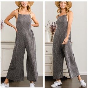 Ces Femme Gorgeous Black & White Wide Leg Jumpsuit.